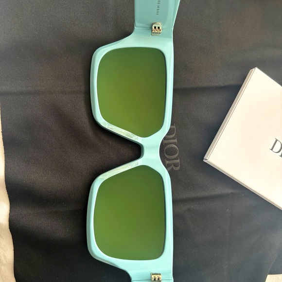 DIOR Sunglasses Men CD SU 80C7 LIMITED EDITION SKY BLUE GREEN MIRROR - Picture 3 of 11